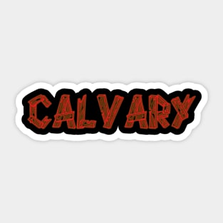 Calvary design Sticker